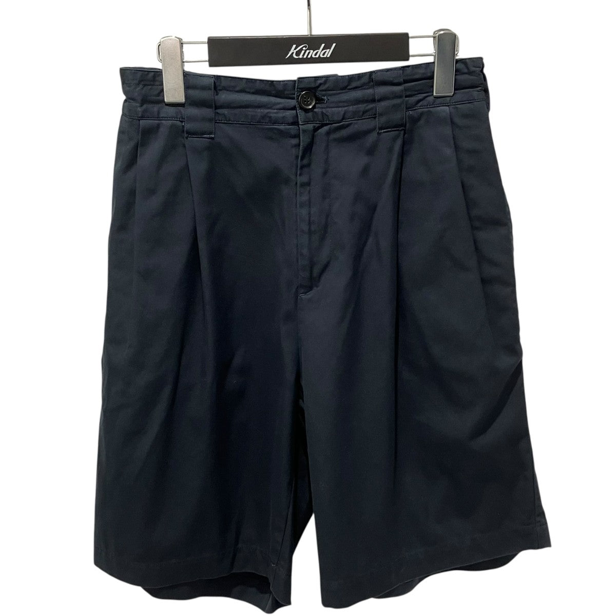 everyone EV25-PT29 TWO TUCK COTTON WIDE SHORTショートパンツ 古着・中古-1枚目のアイテム画像