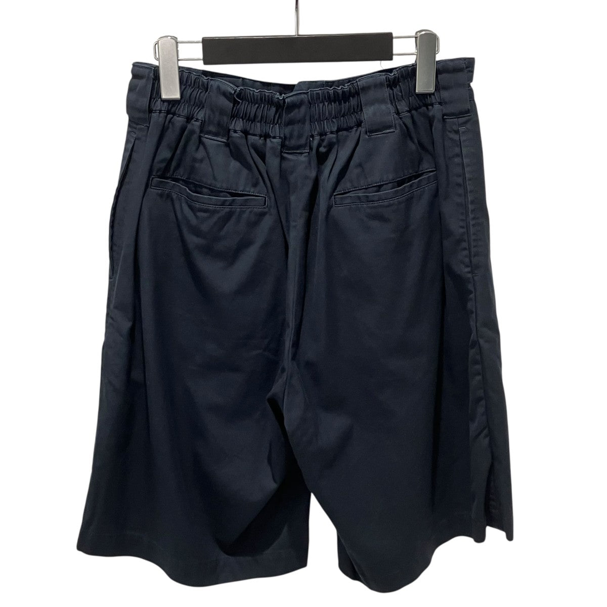 everyone EV25-PT29 TWO TUCK COTTON WIDE SHORTショートパンツ 古着・中古-2枚目のアイテム画像