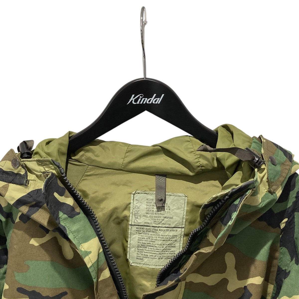 US ARMY GEN1 Woodland Camo Parkaカモフラミリタリージャケット 古着・中古-3枚目のアイテム画像