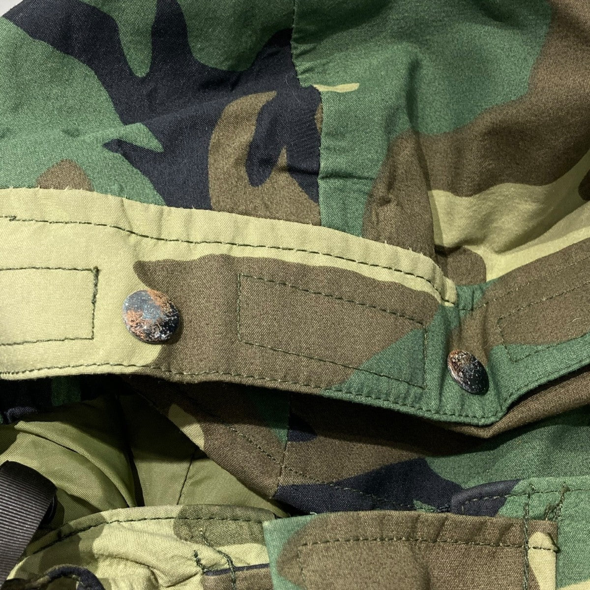 US ARMY GEN1 Woodland Camo Parkaカモフラミリタリージャケット 古着・中古-7枚目のアイテム画像
