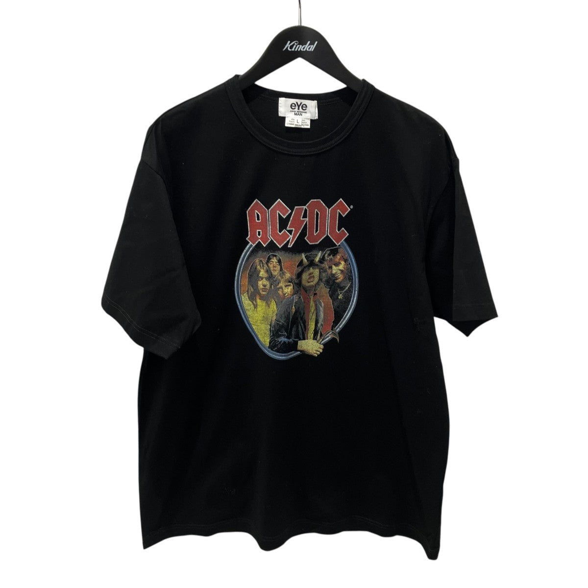 eye COMME des GARCONS×JUNYA WATANABE MAN 25SS綿度詰天竺 プリントAC DCTシャツWO-T904 古着・中古-1枚目のアイテム画像