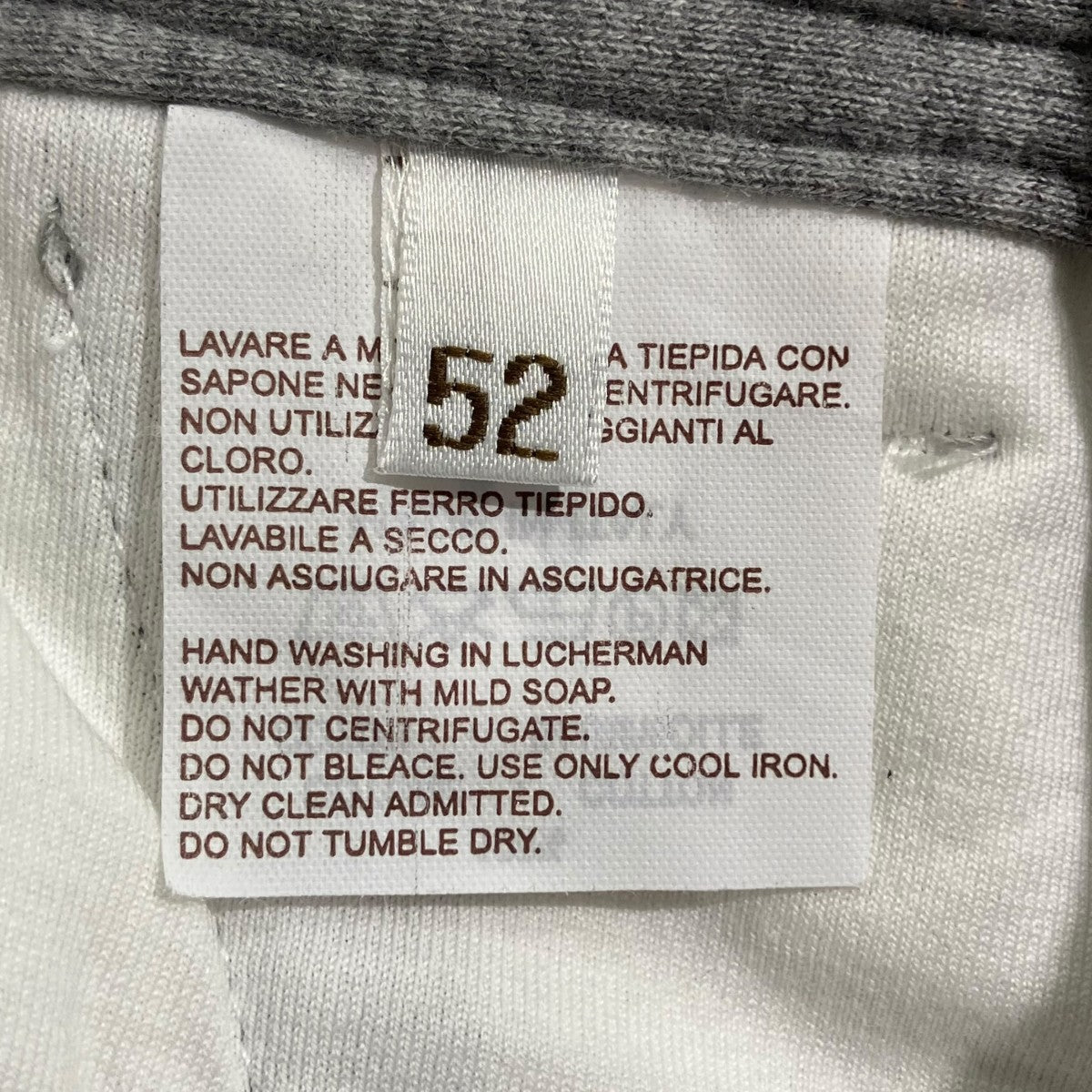 BRUNELLO CUCINELLI コットンスウェットドローストリングカーゴショーツハーフパンツ 古着・中古-6枚目のアイテム画像