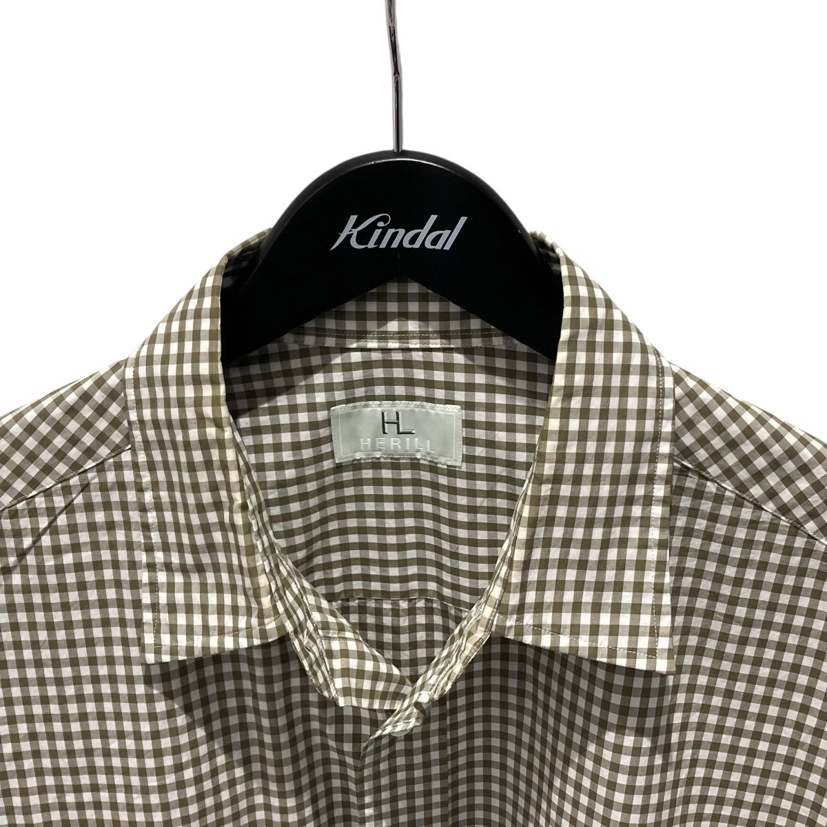 HERILL(ヘリル) 24SSHERILL Suvin work shirtギンガムチェックワーク