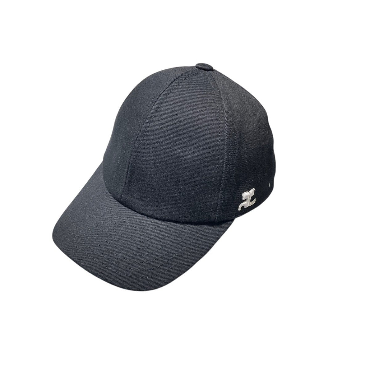 courreges(クレージュ) Signature Cotton Capキャップ ブラック サイズ