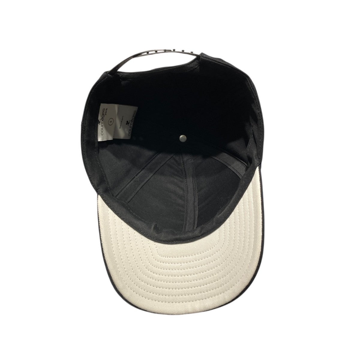 courreges(クレージュ) Signature Cotton Capキャップ ブラック サイズ