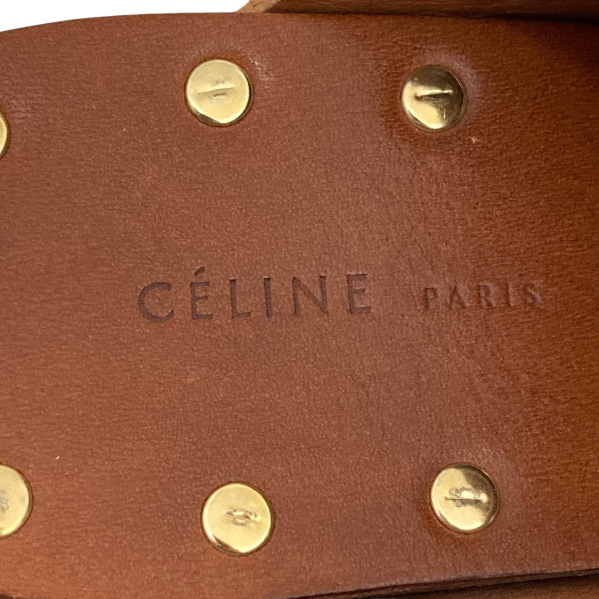 CELINE フィービー期 クロスストラップウェッジソールサンダル 古着・中古-9枚目のアイテム画像