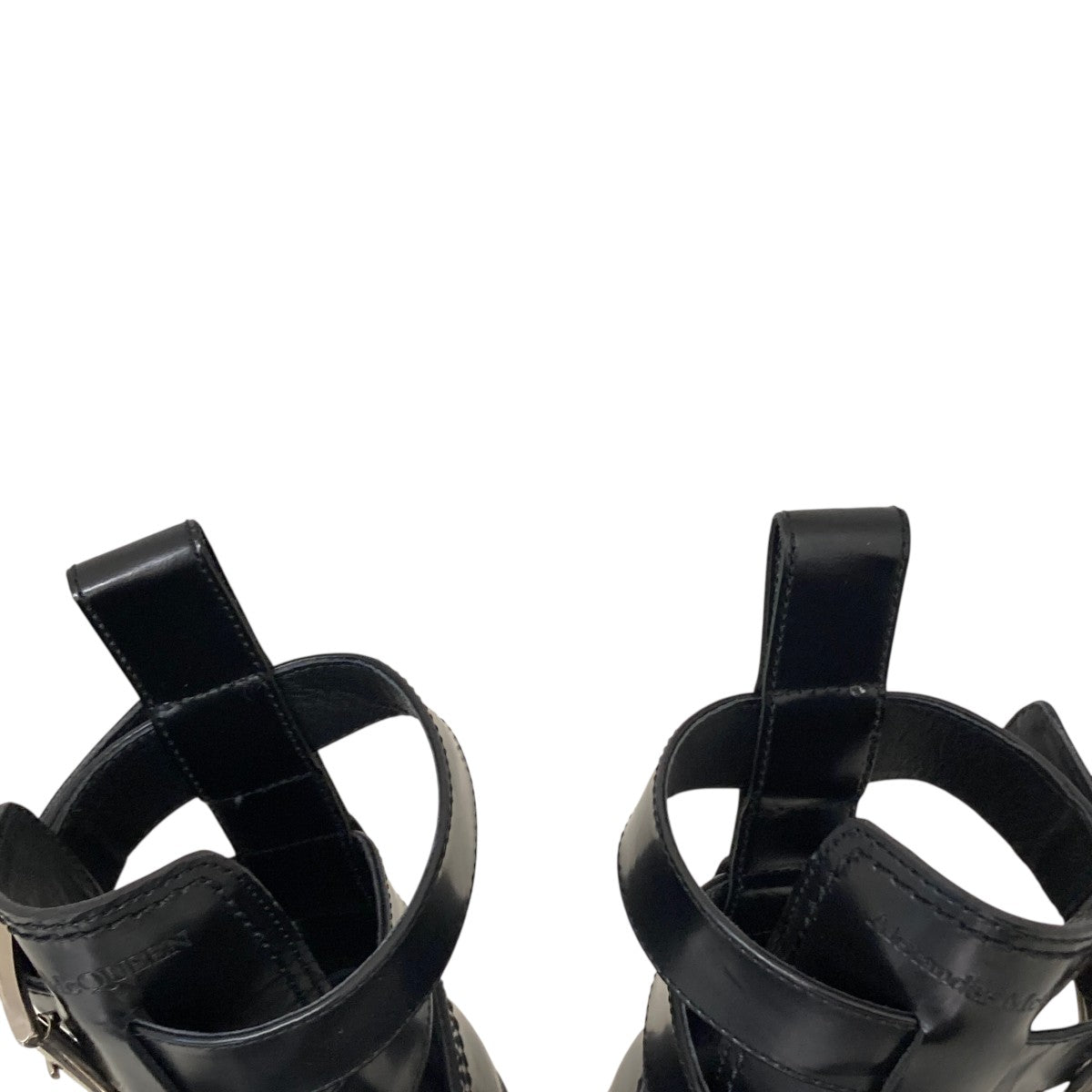 ALEXANDER McQUEEN ベルトブーツ 古着・中古-4枚目のアイテム画像
