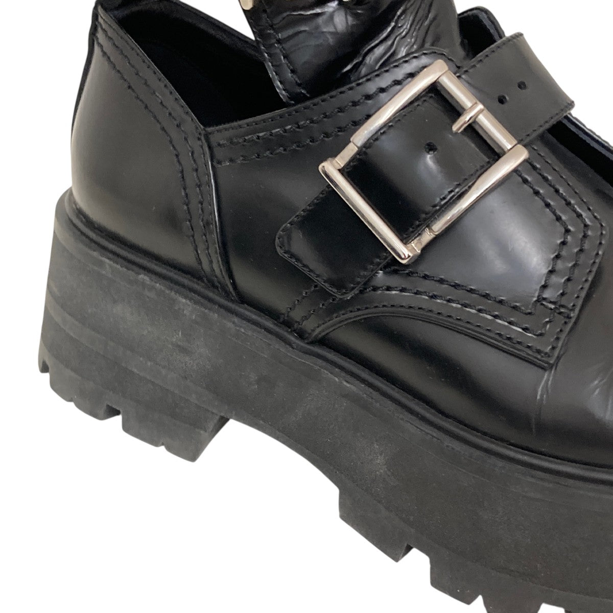 ALEXANDER McQUEEN ベルトブーツ 古着・中古-9枚目のアイテム画像