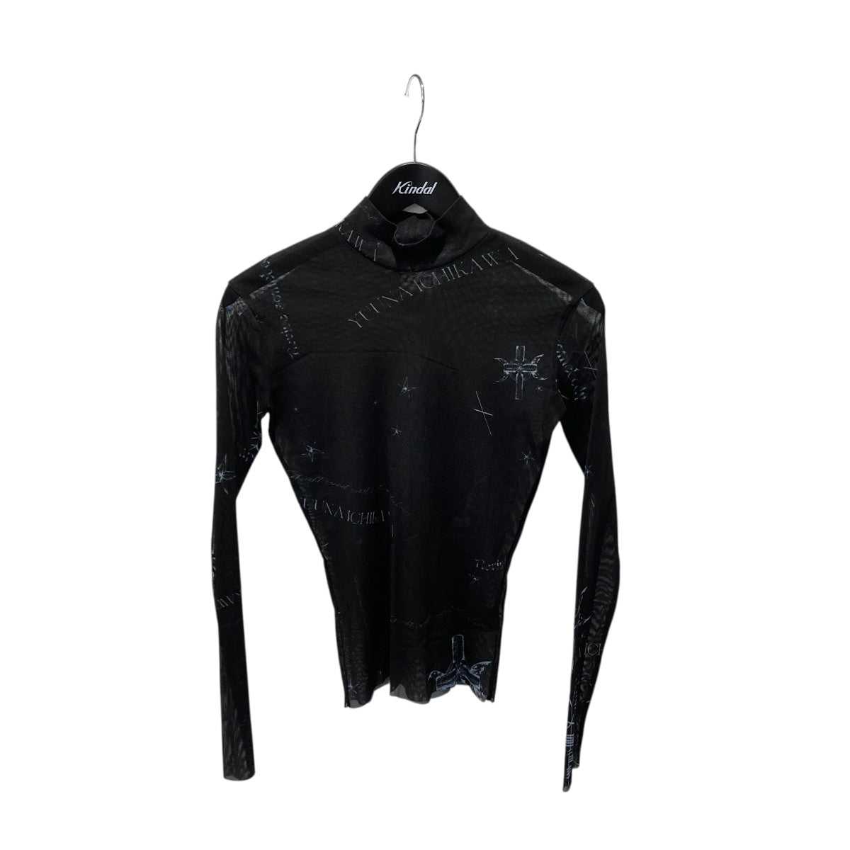 YUUNA ICHIKAWA(ユウナイチカワ) sheer topsハイネックカットソー