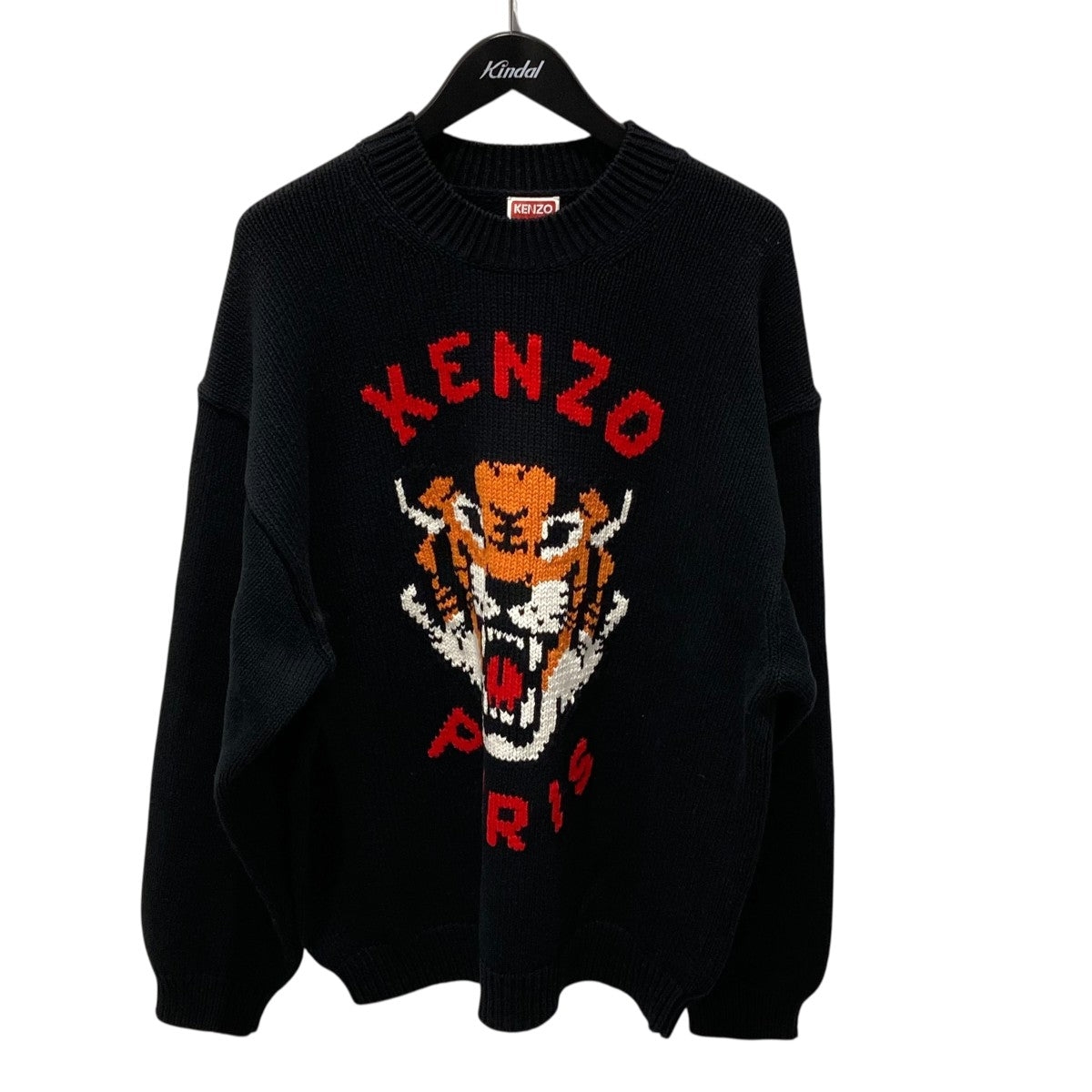 Lucky Tigerクルーネックニットfe58pu0143ld
