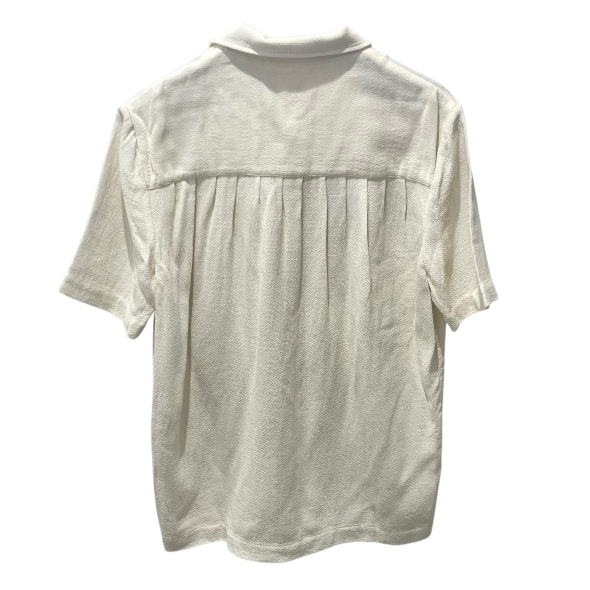 Sefr 25SSMael Shirt OFF WHITE CREPE半袖シャツSF-25SSM-035 古着・中古-2枚目のアイテム画像