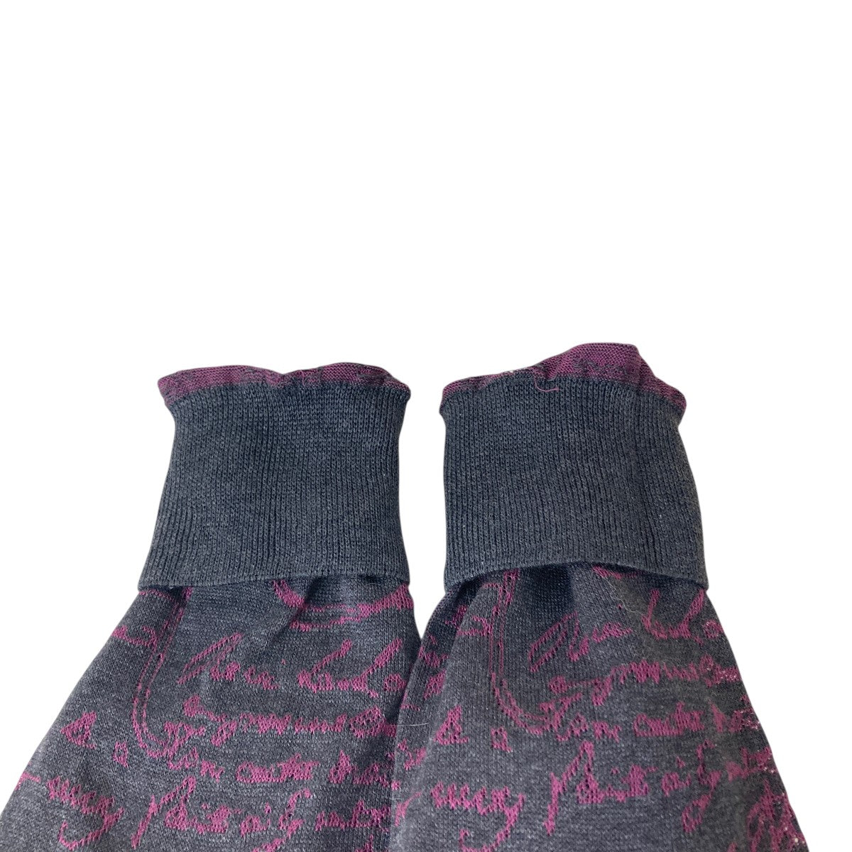 Berluti(ベルルッティ) カリグラフィー コットンソックス靴下 グレー
