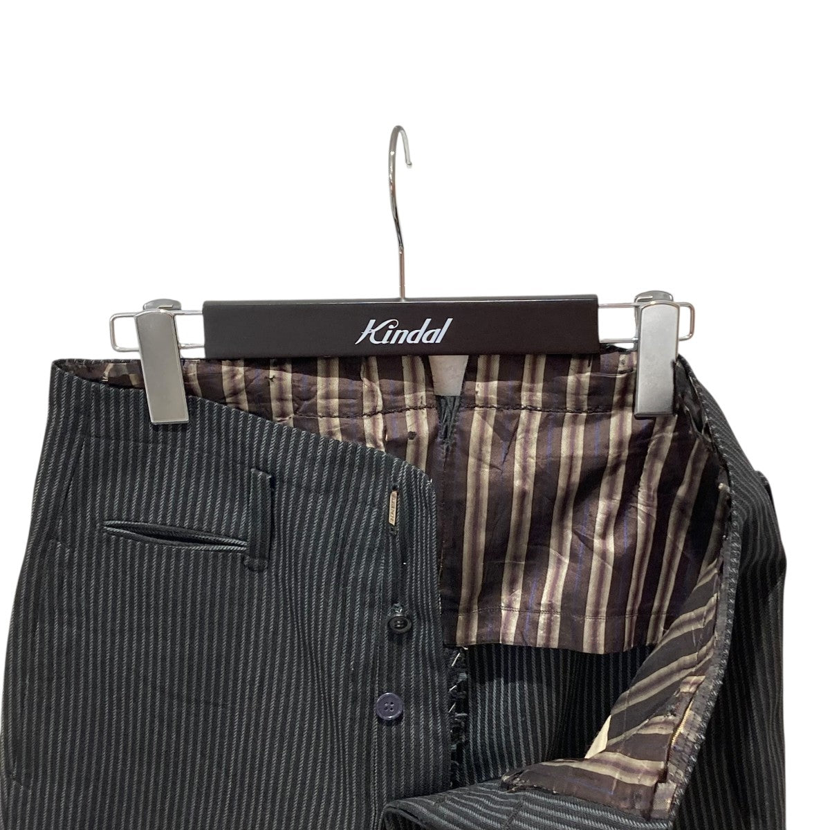 VINTAGE シンチバック EUROストライプスラックスパンツ