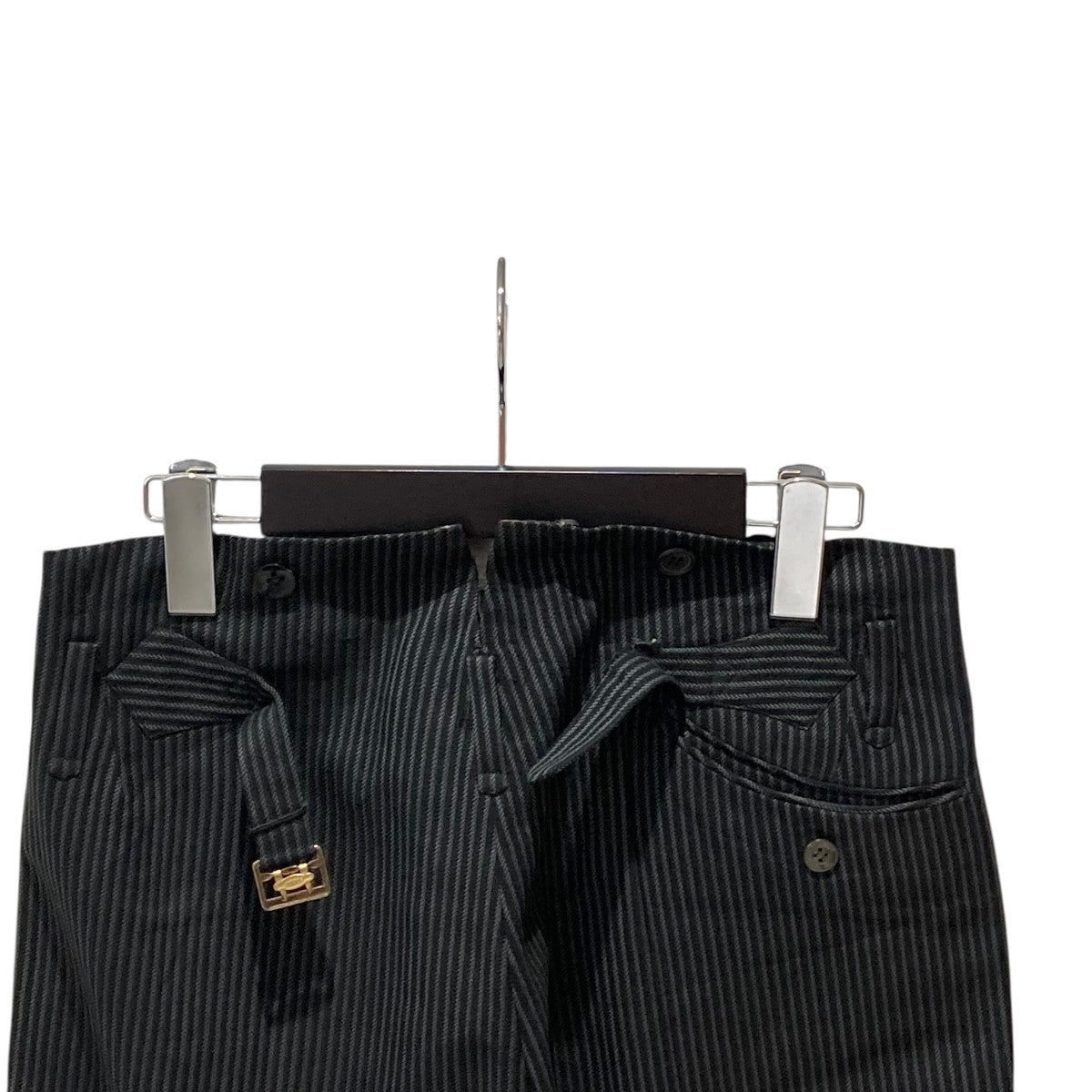 VINTAGE シンチバック EUROストライプスラックスパンツ