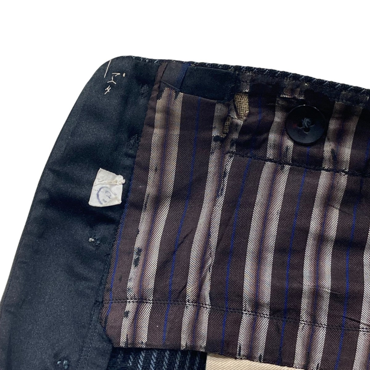 VINTAGE シンチバック EUROストライプスラックスパンツ