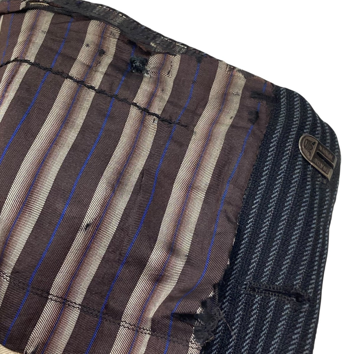 VINTAGE シンチバック EUROストライプスラックスパンツ