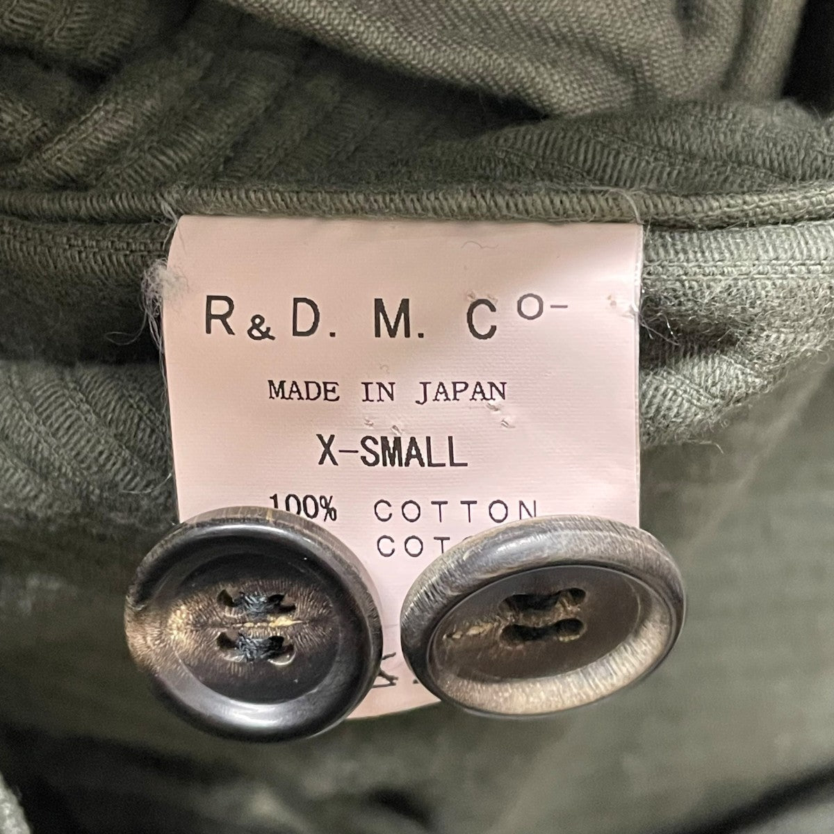R＆D．M．Co-OLDMAN’S TAILOR ジャケット 古着・中古-6枚目のアイテム画像