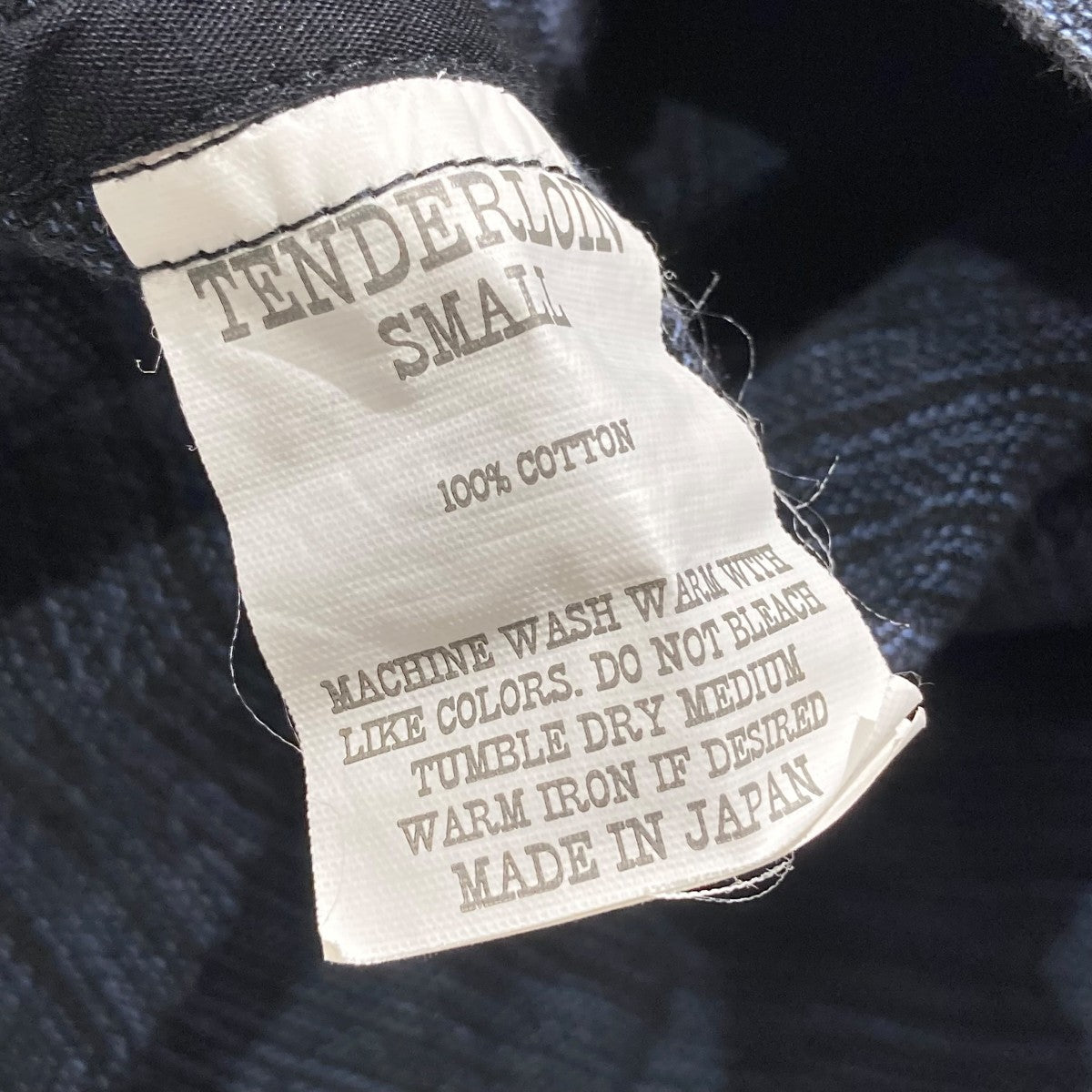 TENDERLOIN(テンダーロイン) T-BAJA SHT JKTシャツジャケット ネイビー