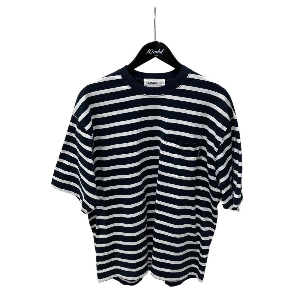 everyone ボーダーポケットTシャツEV25-CS34 古着・中古-1枚目のアイテム画像