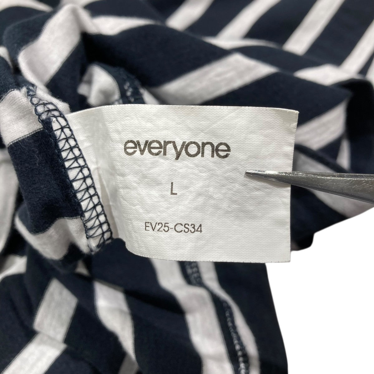 everyone ボーダーポケットTシャツEV25-CS34 古着・中古-5枚目のアイテム画像