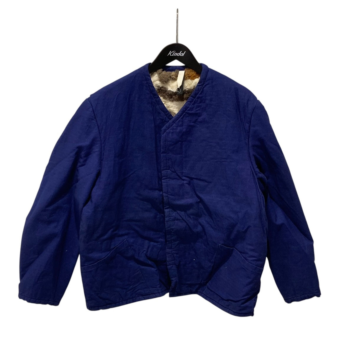 チェコ軍 ラビットファー VINTAGEヘリンボーンミリタリージャケット 古着・中古-1枚目のアイテム画像