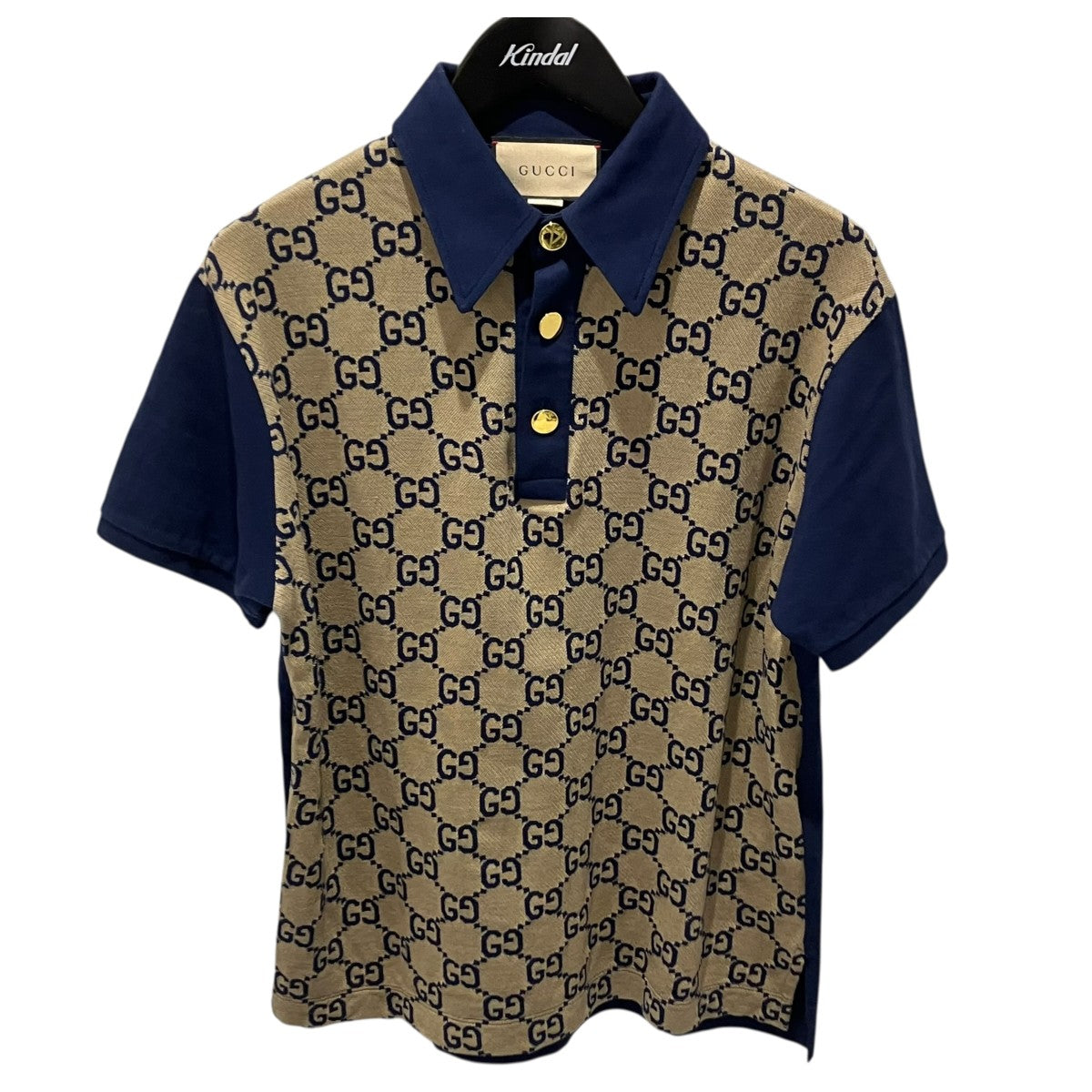 GG Logo Cotton Polo半袖ポロシャツ682015