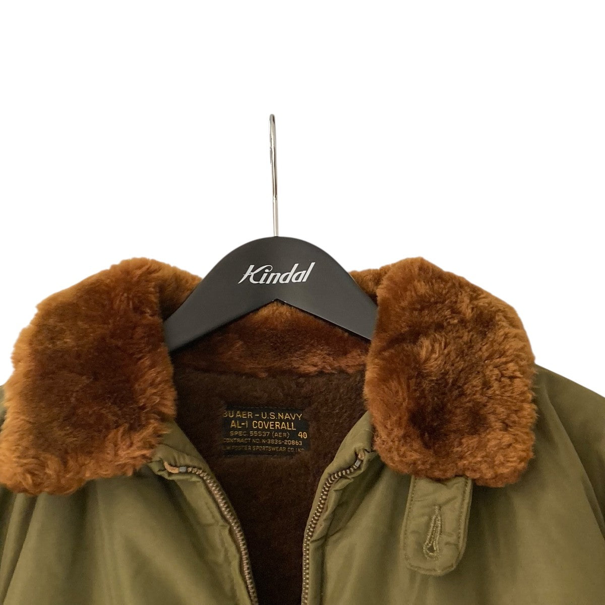 40s L． W． FOSTER SPORTSWEAR社製 BUAER-U．S．NAVY AL-1 COVERALLオールインワンN-383S-20863