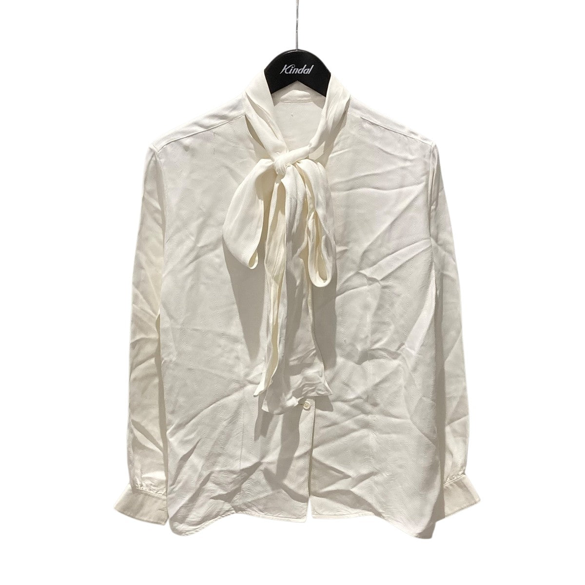 CELINE フィービー期ボウタイブラウス 古着・中古-1枚目のアイテム画像