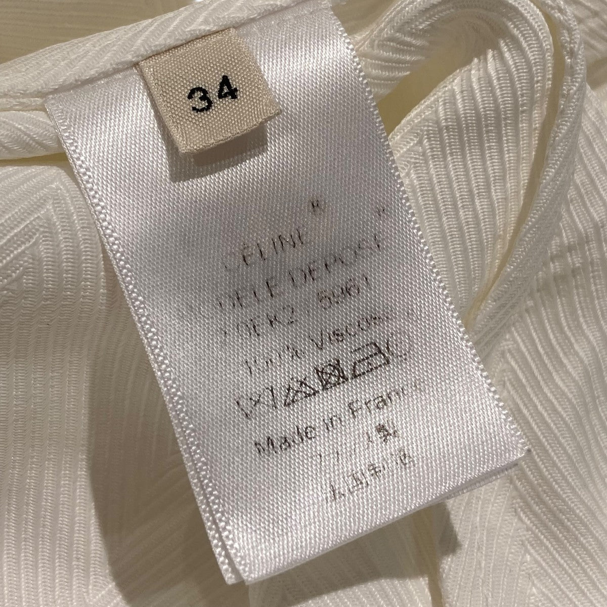 CELINE フィービー期ボウタイブラウス 古着・中古-5枚目のアイテム画像