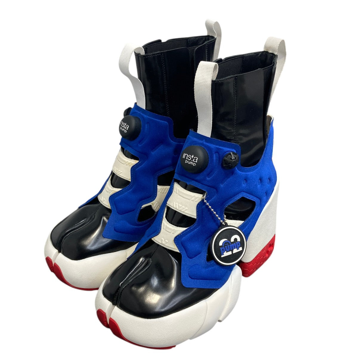 Reebok×Maison Margiela22 Tabi Instapump Fury Hi足袋スニーカー