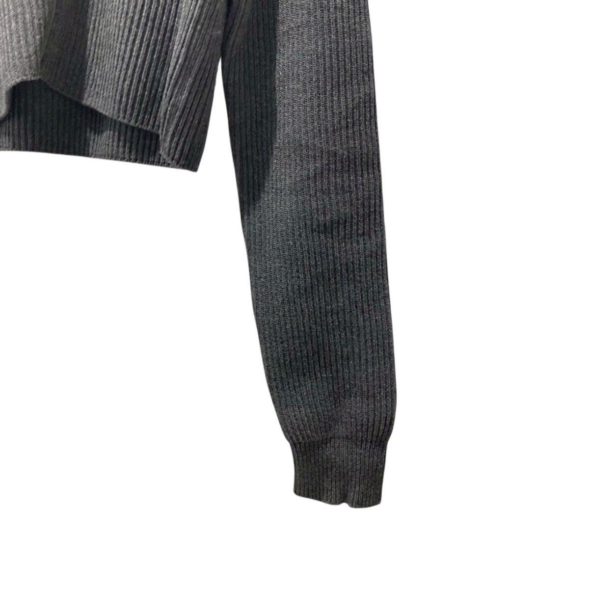 AURALEE(オーラリー) 24AWSUPER FINE WOOL RIB KNIT ZIP SHORT