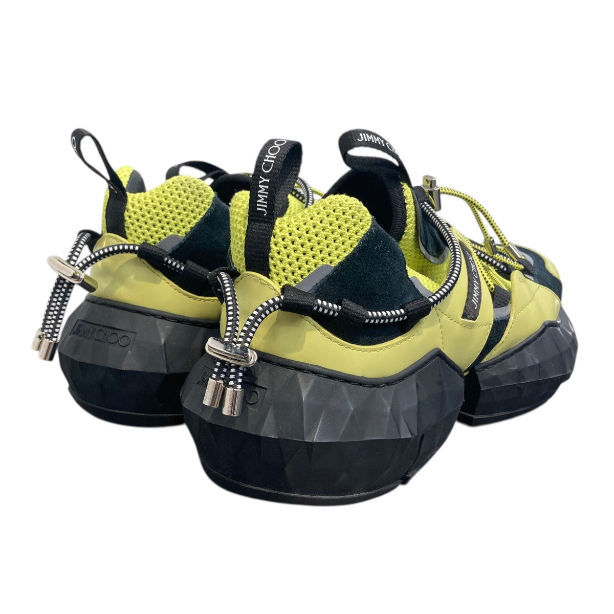 JIMMY CHOO(ジミーチュウ) DIAMOND TRAILスニーカー ブラック×ライト
