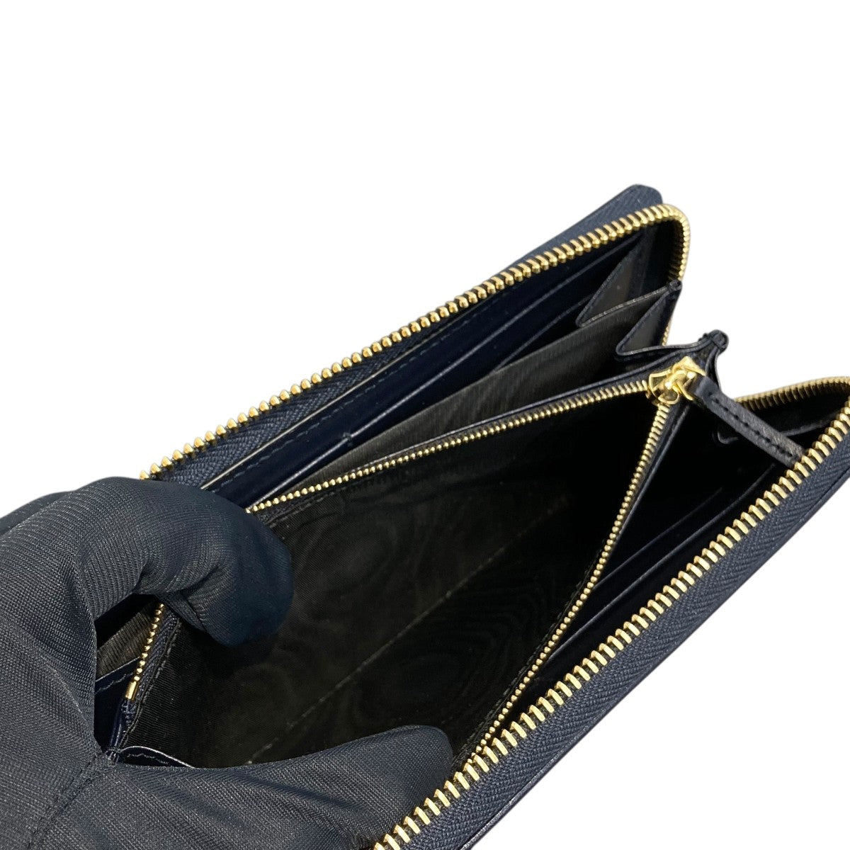GUCCI ホースビット キャンバス×レザー ラウンドジップウォレット長財布621889 古着・中古-4枚目のアイテム画像