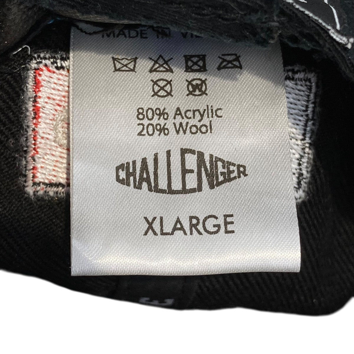 CHALLENGER(チャレンジャー) バンダナ柄キャップ レッド×ブラック