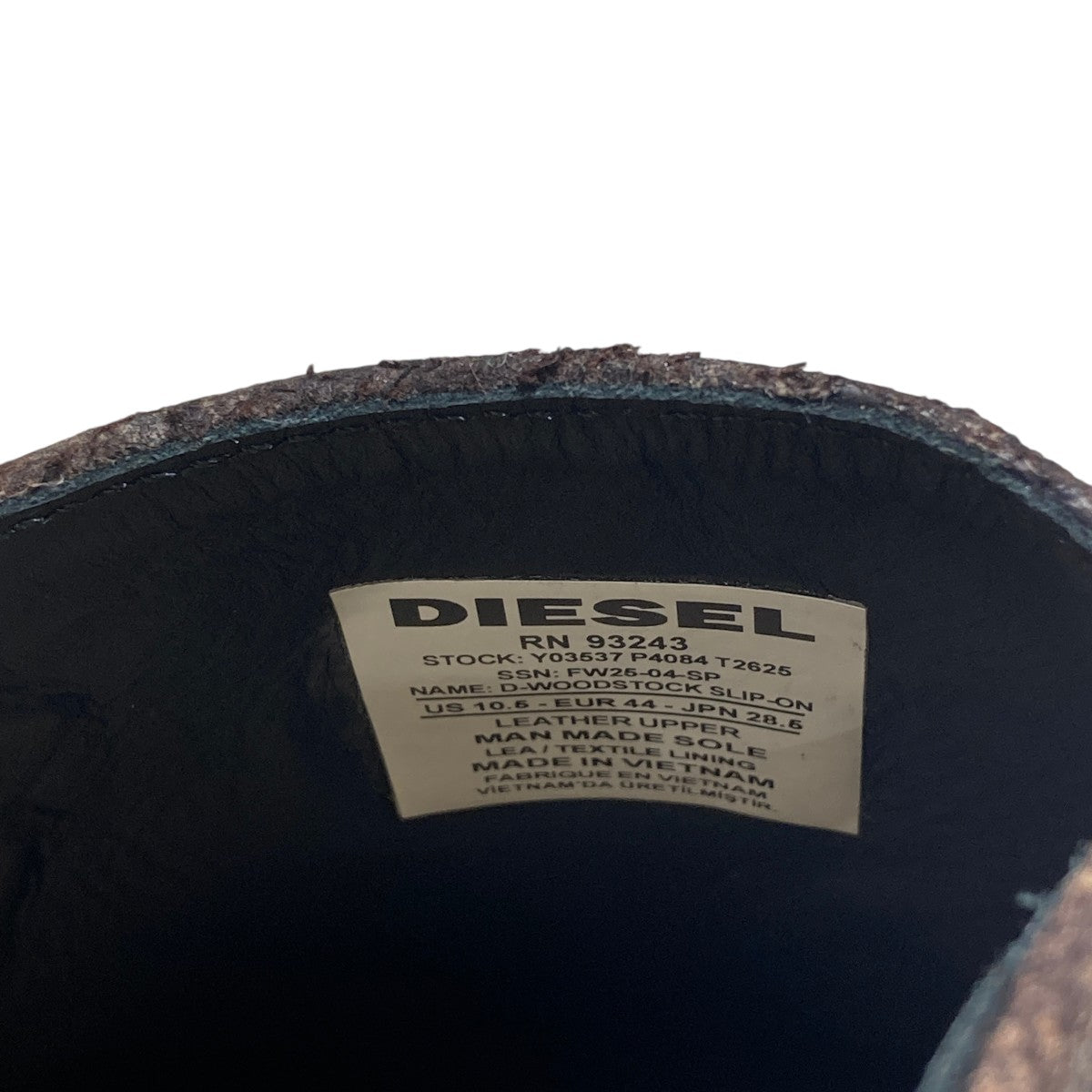 DIESEL D-WOODSTOCK SLIP-ONサンダル 古着・中古-5枚目のアイテム画像