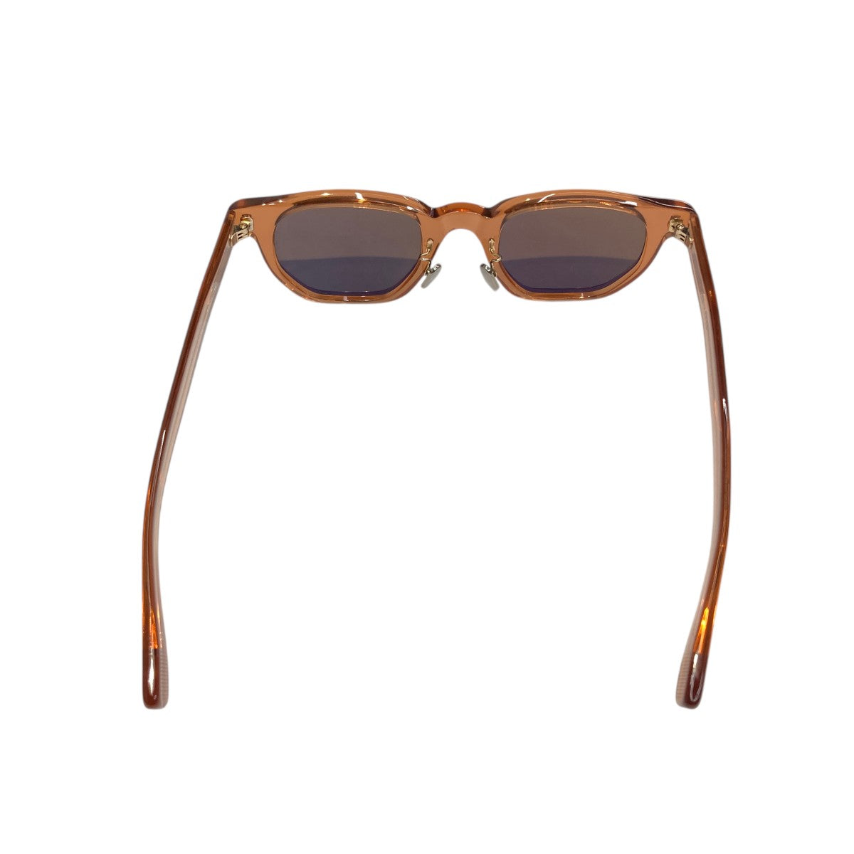 AURALEE ブラウン オーバルサングラス 49-22-146 AURALEE×EYEBAN7285 サングラス オレンジ サイズ 49□24-146｜【公式