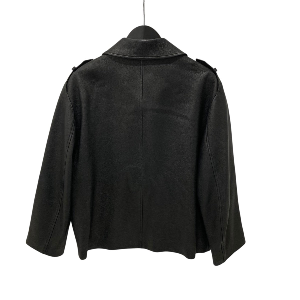 HERMES ディアスキンレザーフライトジャケット 古着・中古-2枚目のアイテム画像