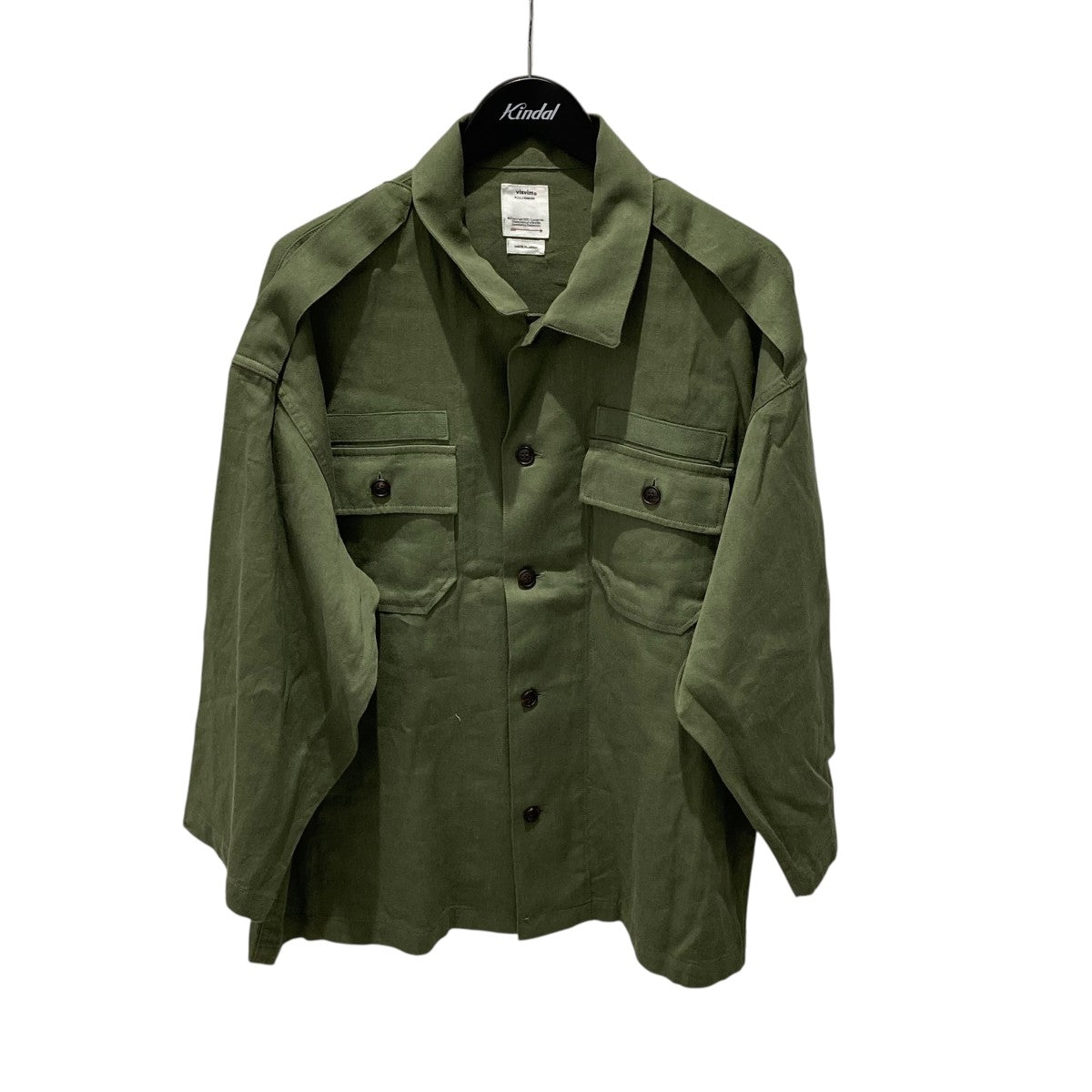 VISVIM 24SSCANAAN SHIRT L S長袖シャツ0124105011024 古着・中古-1枚目のアイテム画像
