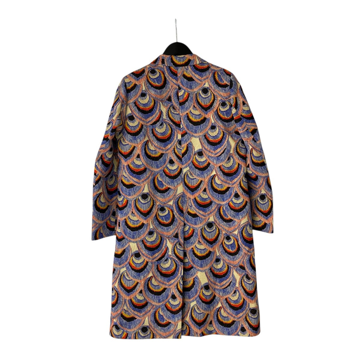 DRIES VAN NOTEN(ドリスヴァンノッテン) peacockロングコート ブルー