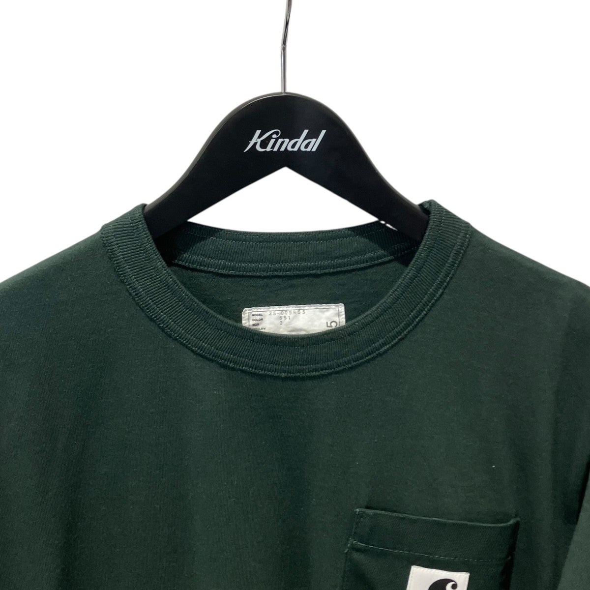 sacai 25AWCarhartt WIP Cotton Jersey T-shirt半袖カットソー25-00995S 古着・中古-3枚目のアイテム画像