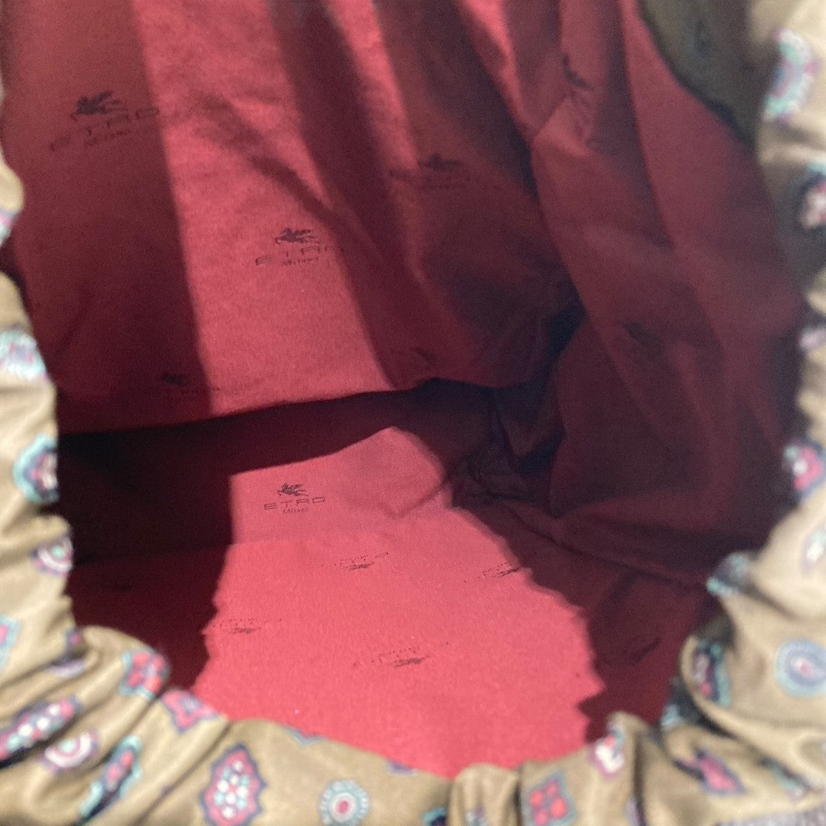 ETRO スタッズ付きレザーバックパック 古着・中古-5枚目のアイテム画像