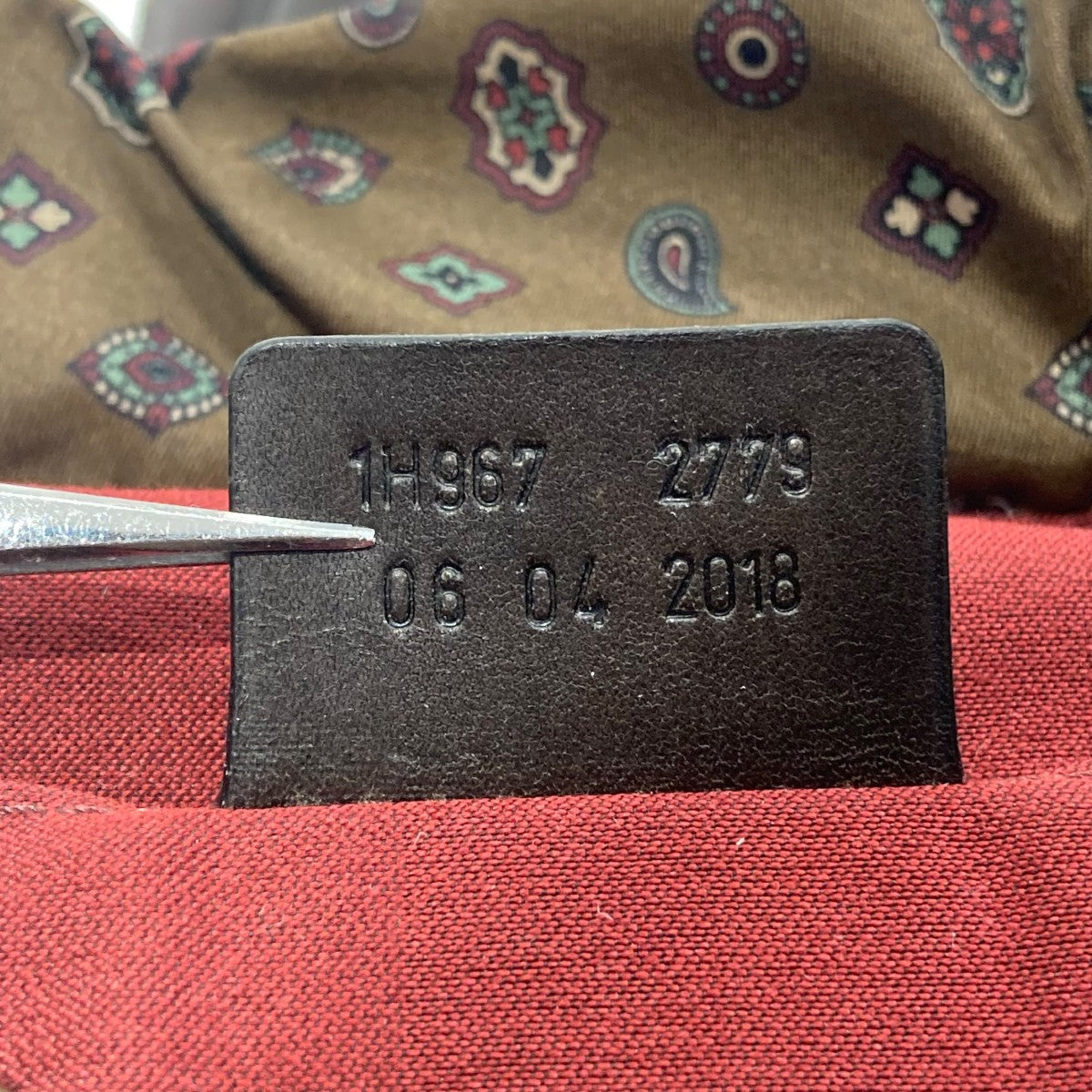 ETRO スタッズ付きレザーバックパック 古着・中古-6枚目のアイテム画像
