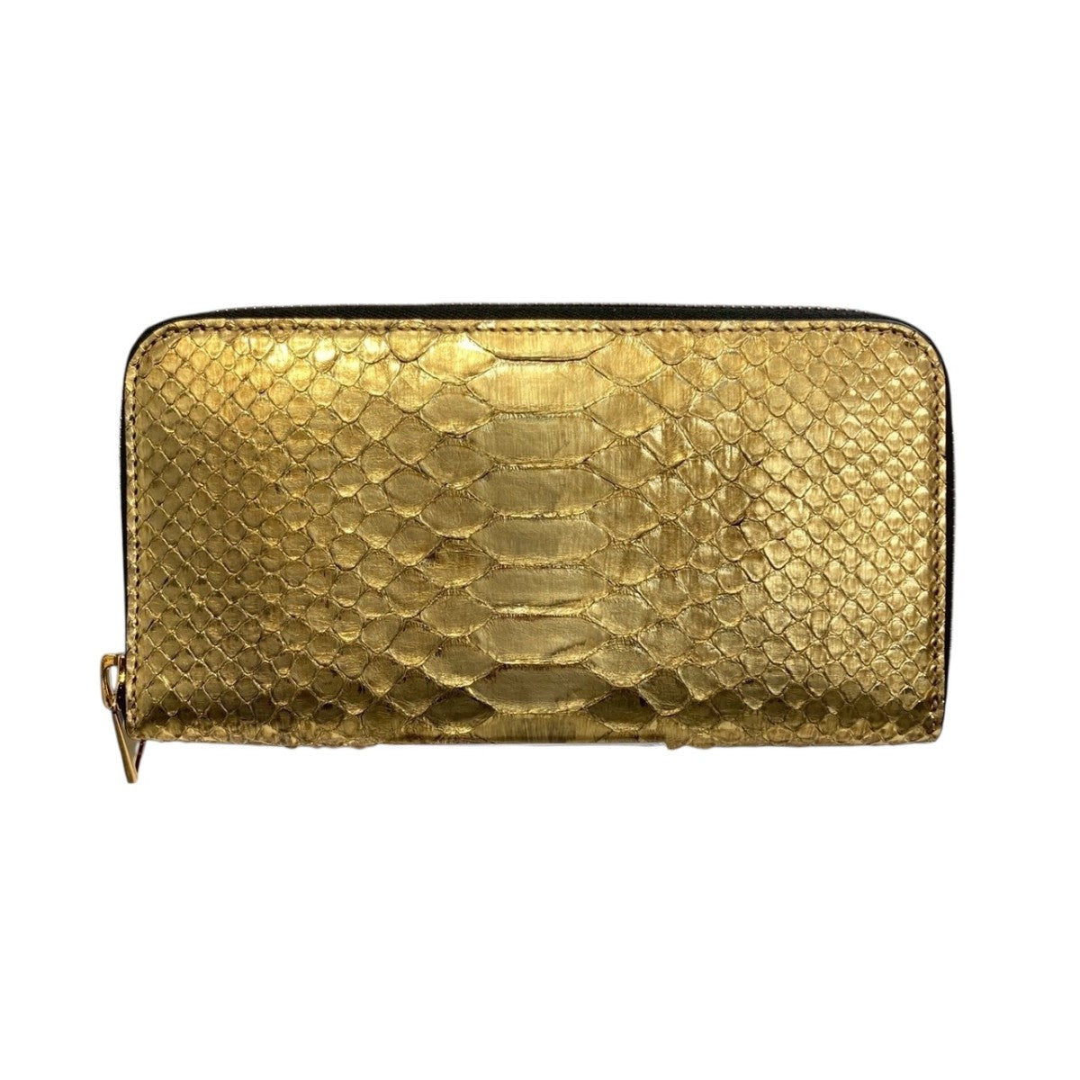 TOM FORD パイソンラウンドジップウォレット長財布 古着・中古-1枚目のアイテム画像
