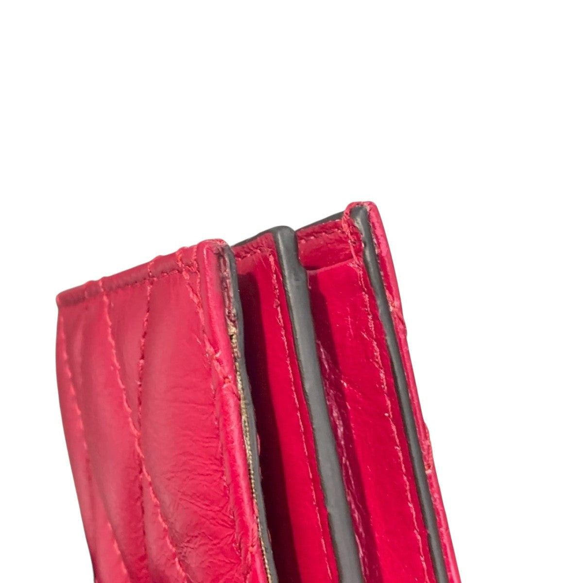 JIMMY CHOO FARONE RASPBERRY CARD WALLET財布 古着・中古-7枚目のアイテム画像