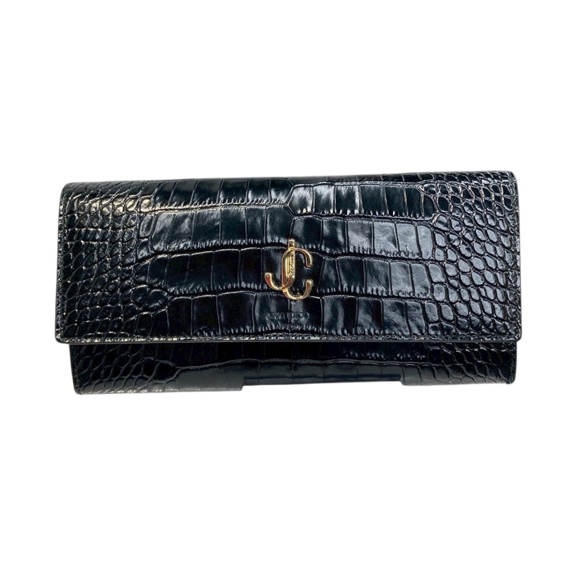 JIMMY CHOO JC CONTINENTAL型押し長財布 古着・中古-1枚目のアイテム画像