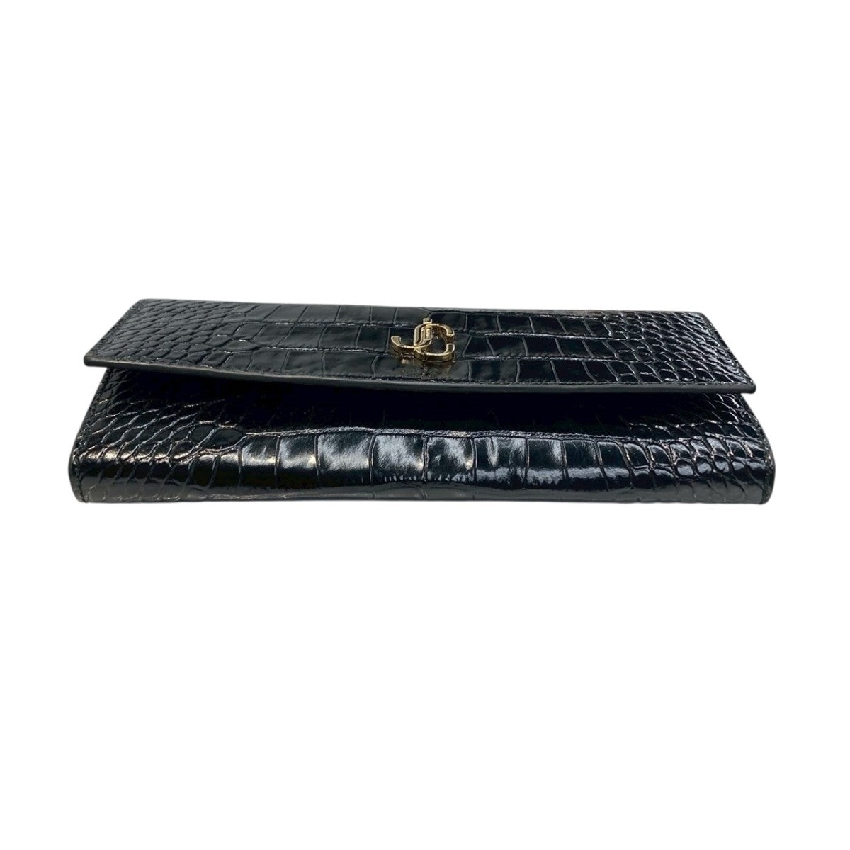 JIMMY CHOO JC CONTINENTAL型押し長財布 古着・中古-3枚目のアイテム画像