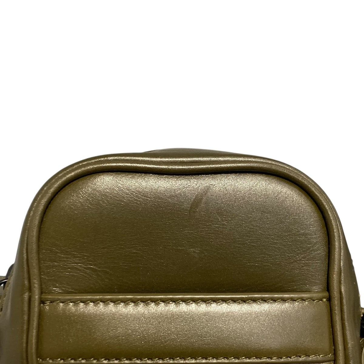 極美品✨ボッテガヴェネタ レジェーロ パンチング ラウンドファスナー カーキ BOTTEGA VENETA(ボッテガヴェネタ) レッジェーロ パンチング レザー