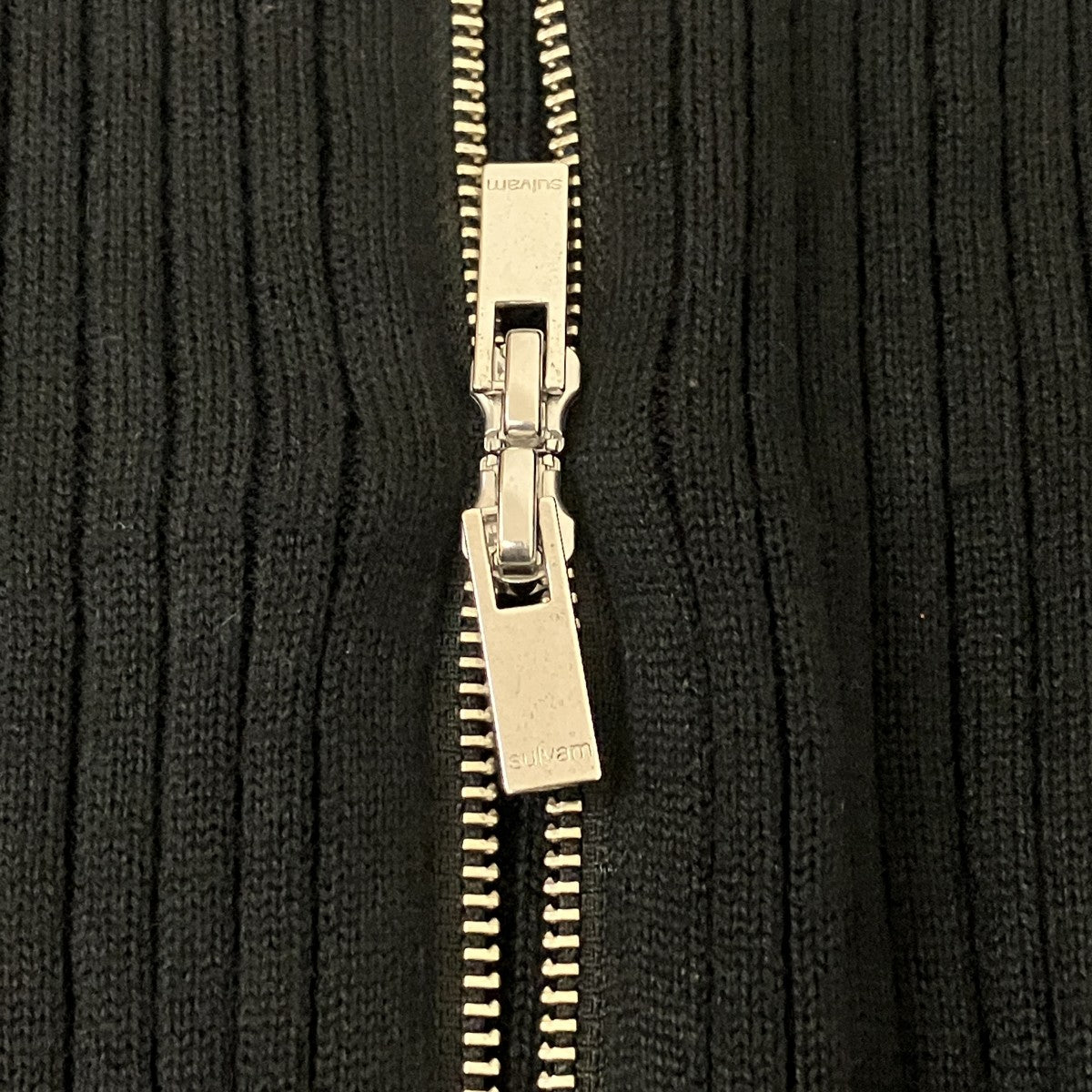 HIGH NECK ZIP-UP KNITジップニットMU-K01-800