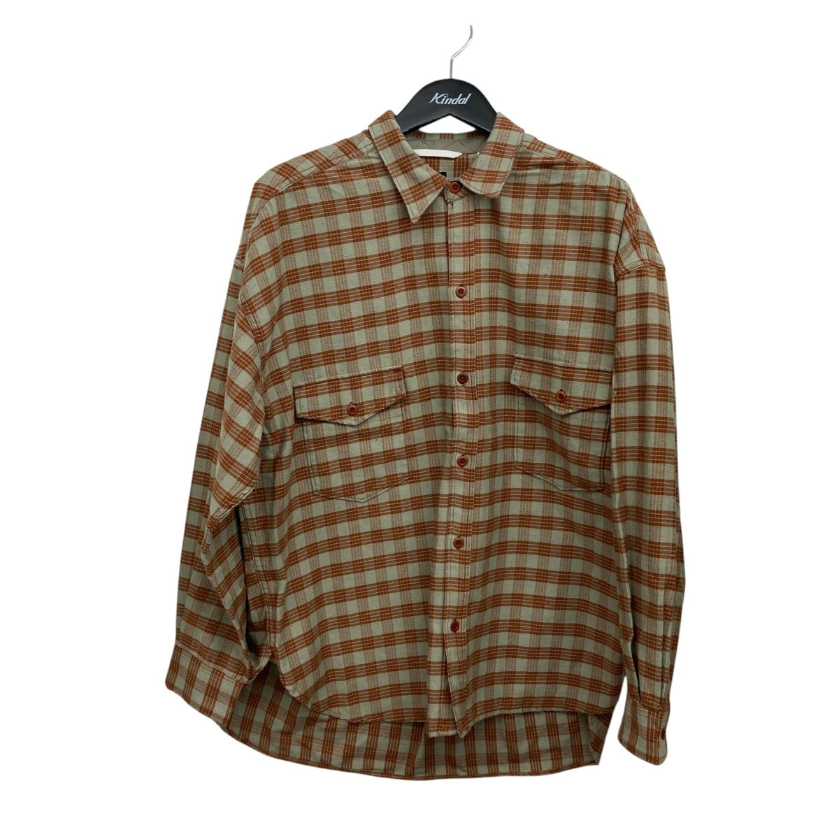 Cotton Silk Deck ShirtチェックシャツSUGF356