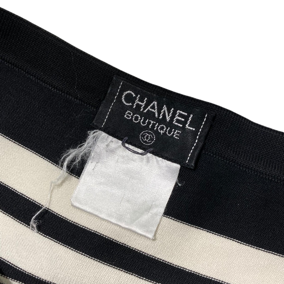 CHANEL ココマークボーダーカットソー 古着・中古-5枚目のアイテム画像